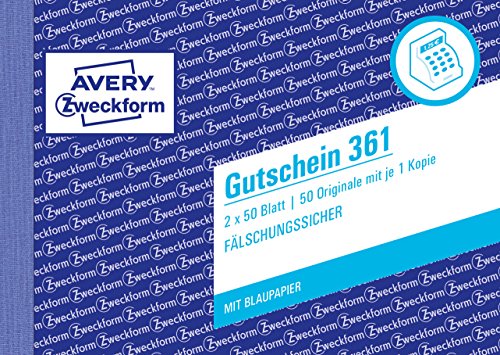 Algopix Similar Product 5 - Avery Zweckform 361 Gutschein