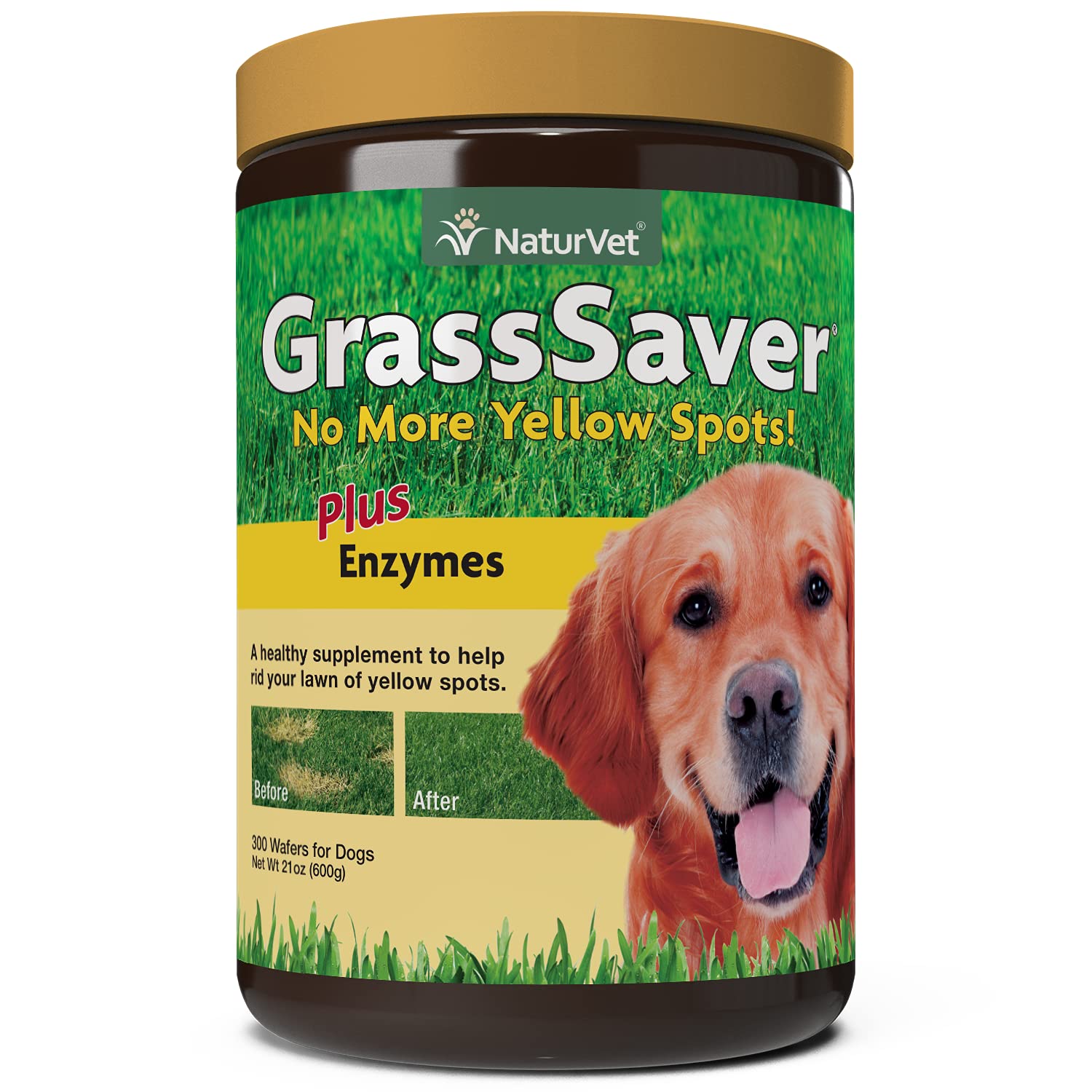 Algopix Similar Product 16 - NaturVet GrassSaver Wafers for Dogs