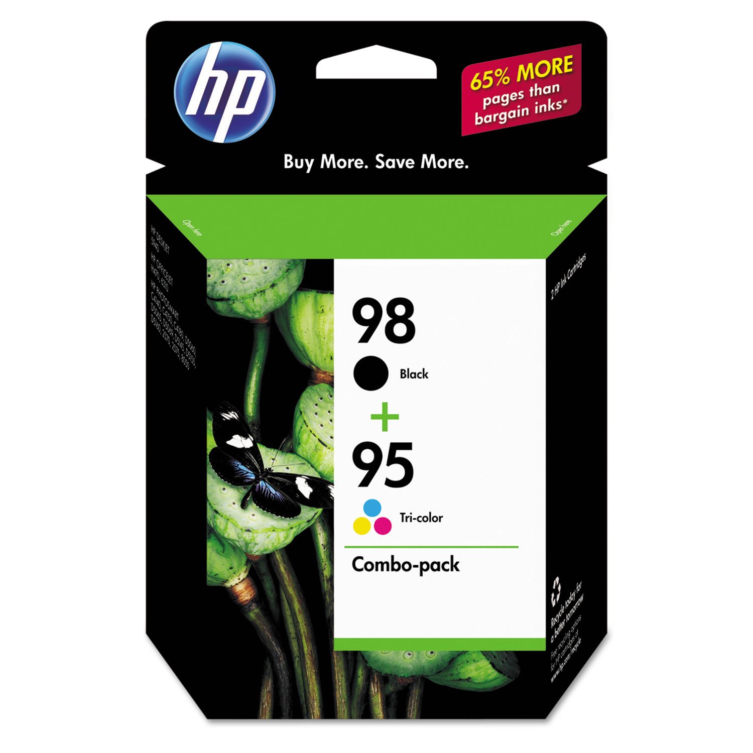 Algopix Similar Product 12 - HP 95  2 Ink Cartridges  Black
