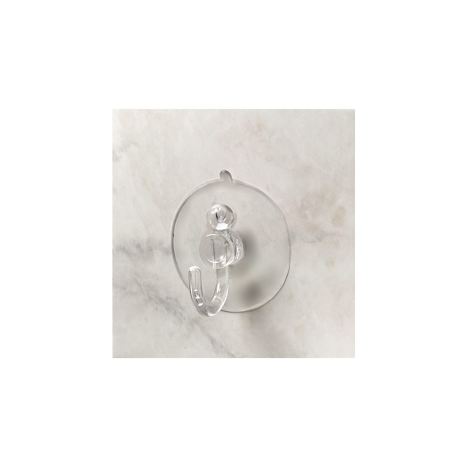 Algopix Similar Product 6 - HOOK PLASTIC 1.8"D CLEAR