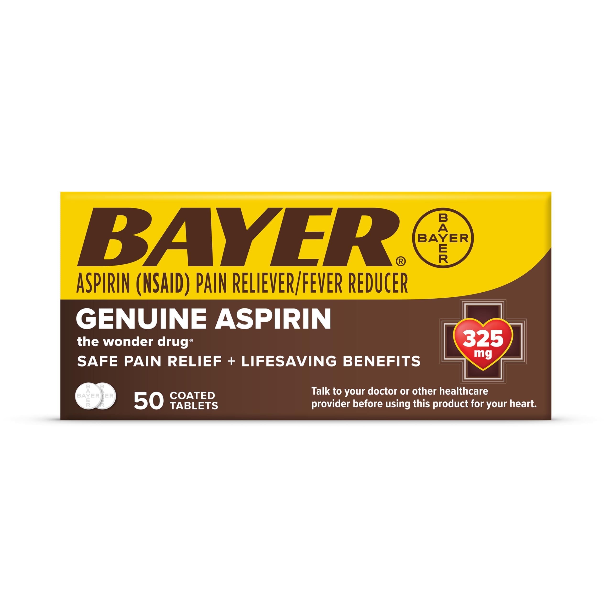 Algopix Similar Product 13 - Bayer Aspirin 325 mg Genuine Bayer