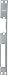 Algopix Similar Product 9 - ABUS 215384 Flat Strike Plate Type SBT