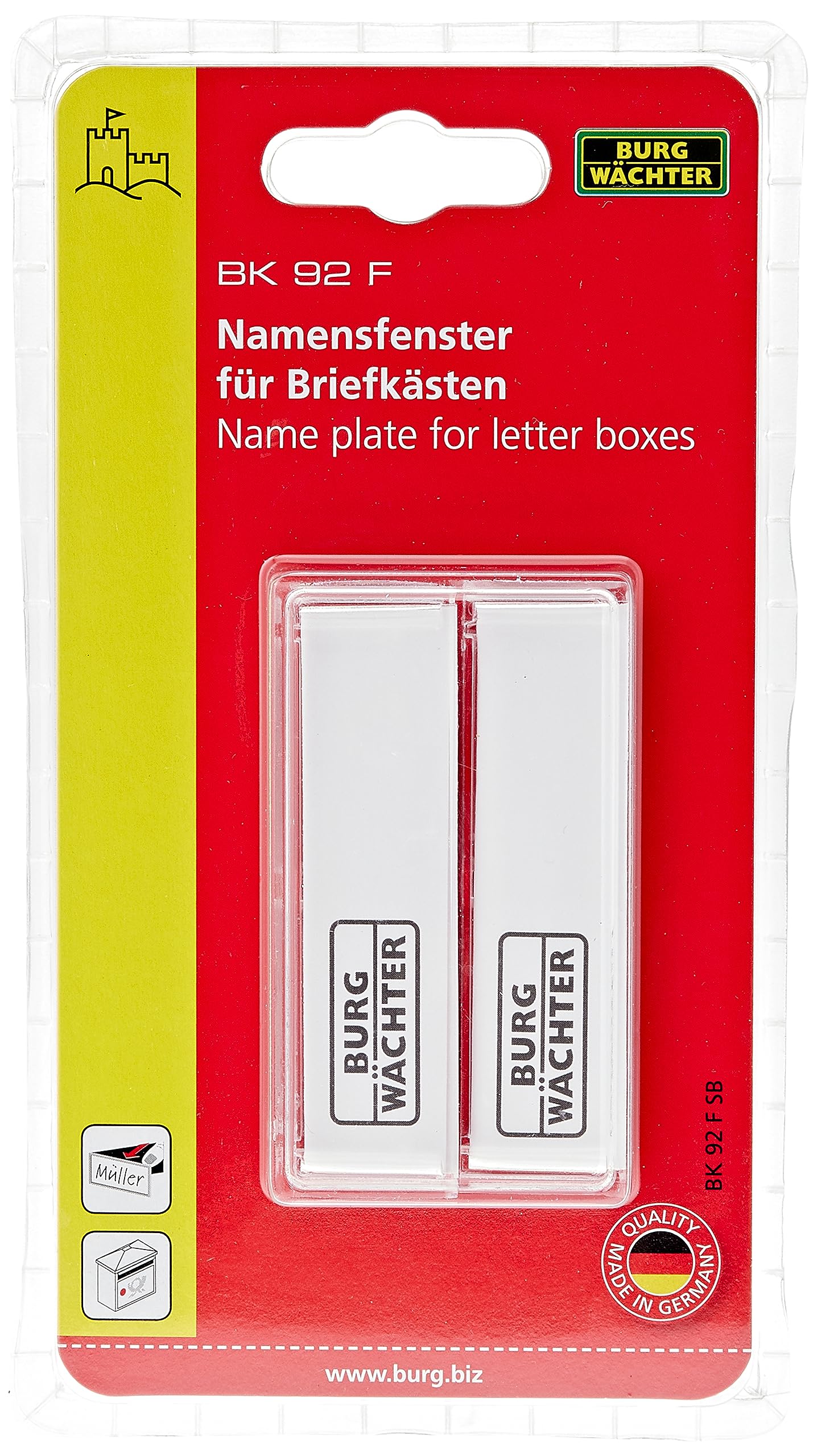 Algopix Similar Product 18 - BurgWchter SB BK 92 F Spare CamLock