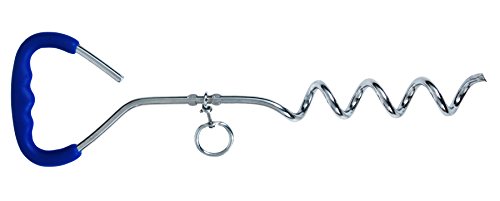 Algopix Similar Product 14 - Aspen Pet Stake Large 18" EZ-Turn, Blue