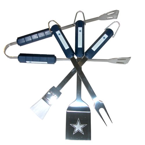 Algopix Similar Product 13 - NFL Dallas Cowboys 4-Piece Barbecue Set