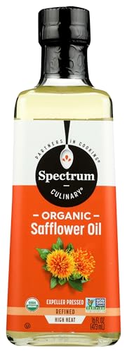 Algopix Similar Product 3 - Spectrum Organic Safflower Oil, 16 Fl Oz