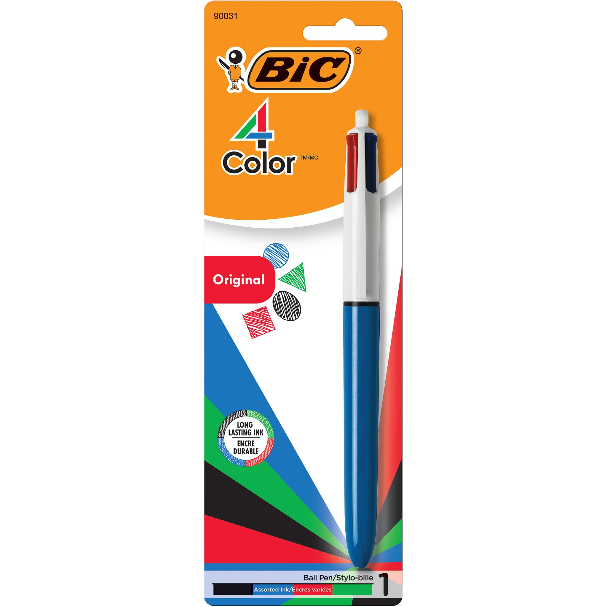 Algopix Similar Product 6 - BIC 4Color Original Retractable Ball