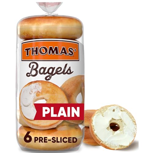 Algopix Similar Product 10 - Thomas' Plain Bagels, 6 count, 20 oz