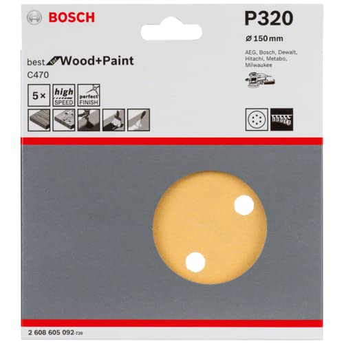 Algopix Similar Product 14 - Bosch 2608605091 C470 Sanding Discs for