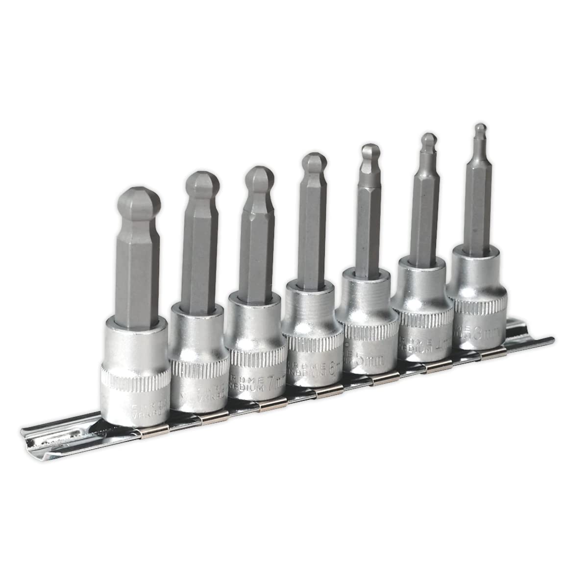 Algopix Similar Product 16 - Sealey AK621 7 Piece 38inch Sq Drive