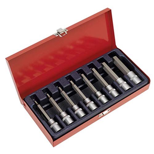 Algopix Similar Product 12 - Sealey Hex Socket Bit Set 8pc 12Sq