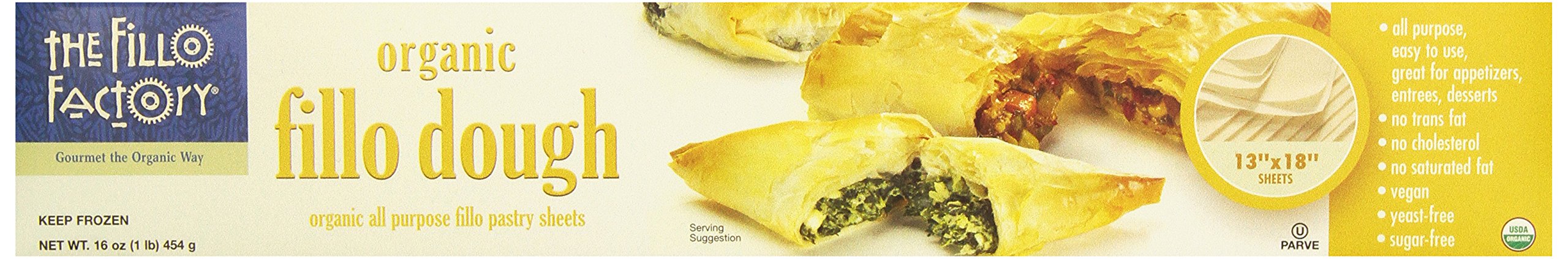 Algopix Similar Product 1 - The Fillo Factory Organic Fillo Dough