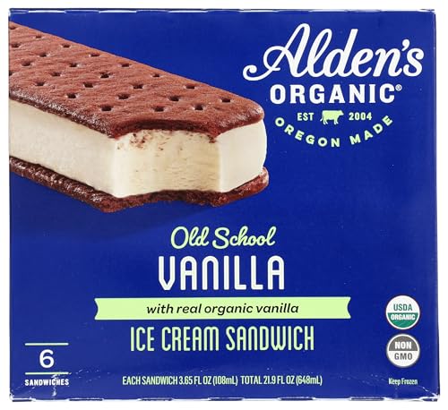 Algopix Similar Product 8 - Aldens Ice Cream Sandwich Vanilla