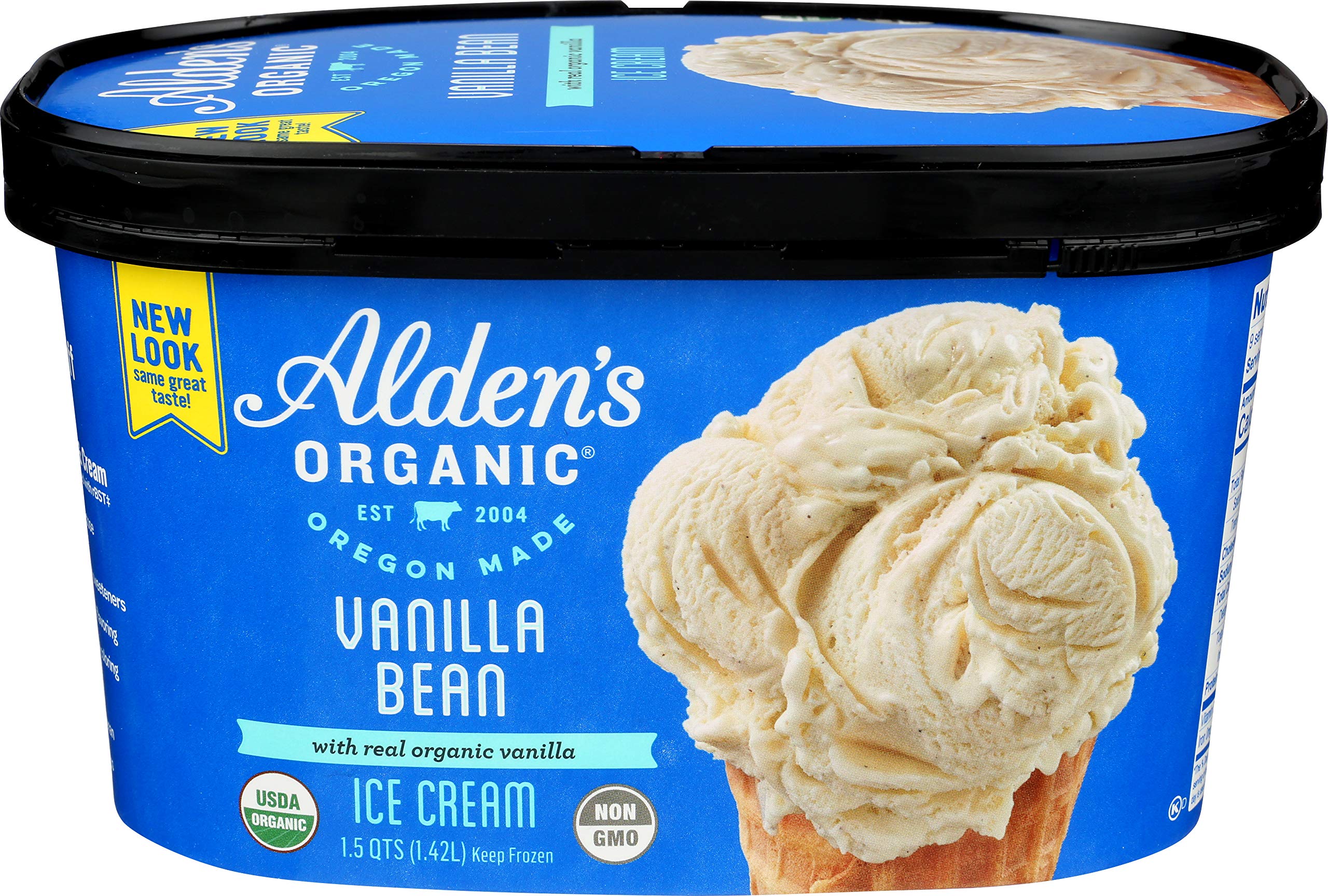 Algopix Similar Product 11 - Aldens Organic Vanilla Bean Ice