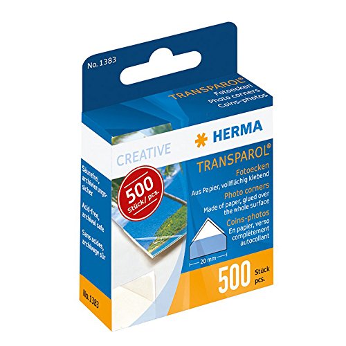 Algopix Similar Product 18 - HERMA 1383 Photo Corner Pack of 500