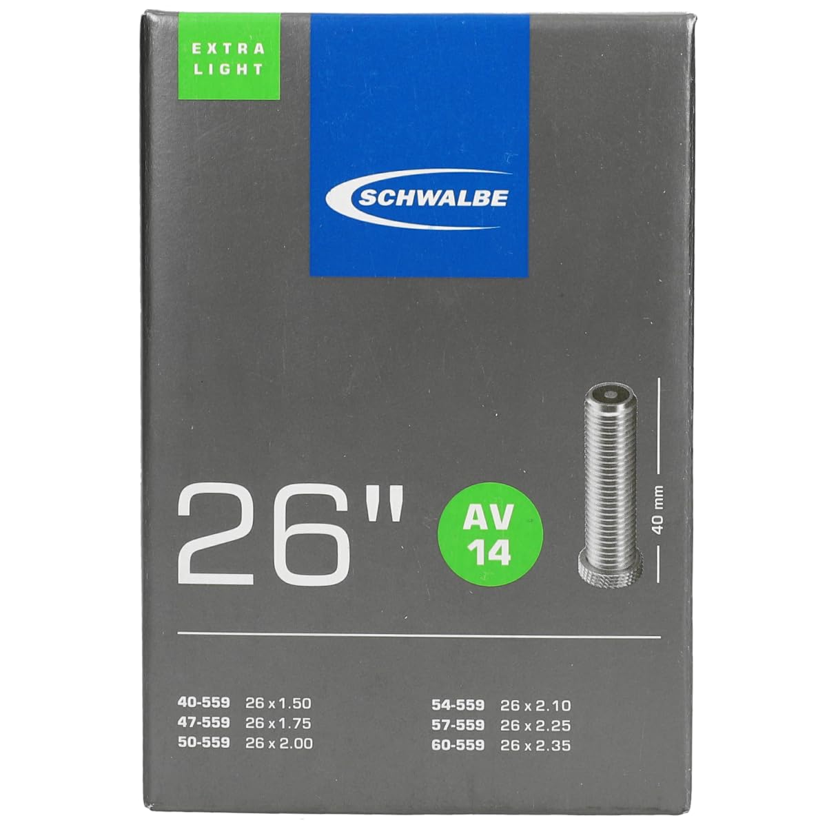 Algopix Similar Product 13 - Schwalbe STU038X Xtra Light Inner Tube
