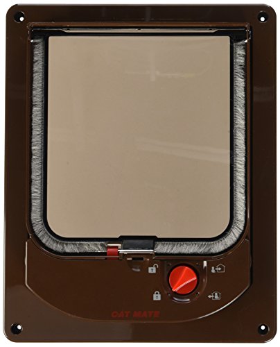 Algopix Similar Product 7 - Cat Mate Electromagnetic Cat Flap Brown