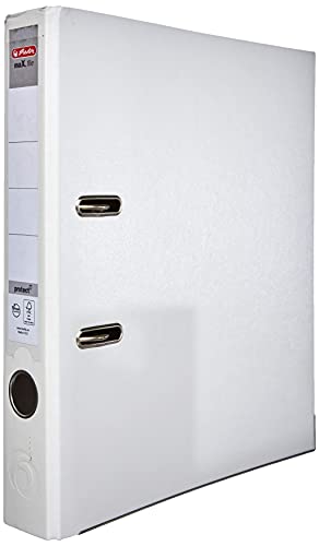 Algopix Similar Product 11 - Herlitz 5450705 White Folder 5 cm