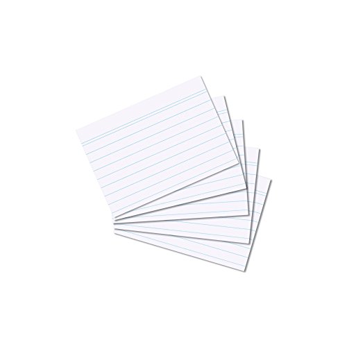 Algopix Similar Product 9 - Herlitz A8 Ruled Index Cards  White