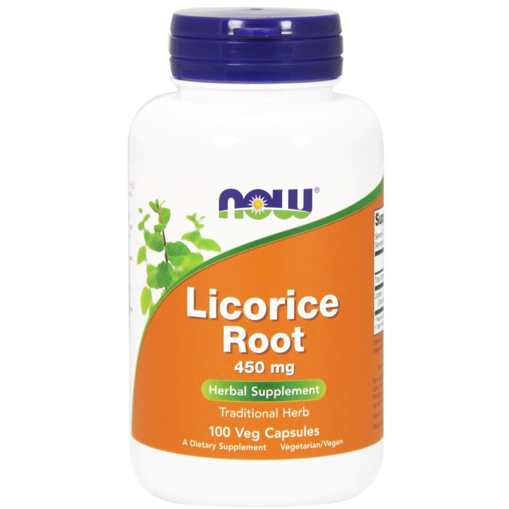 Algopix Similar Product 12 - NOW Foods, LICORICE ROOT 450mg 100 CAPS