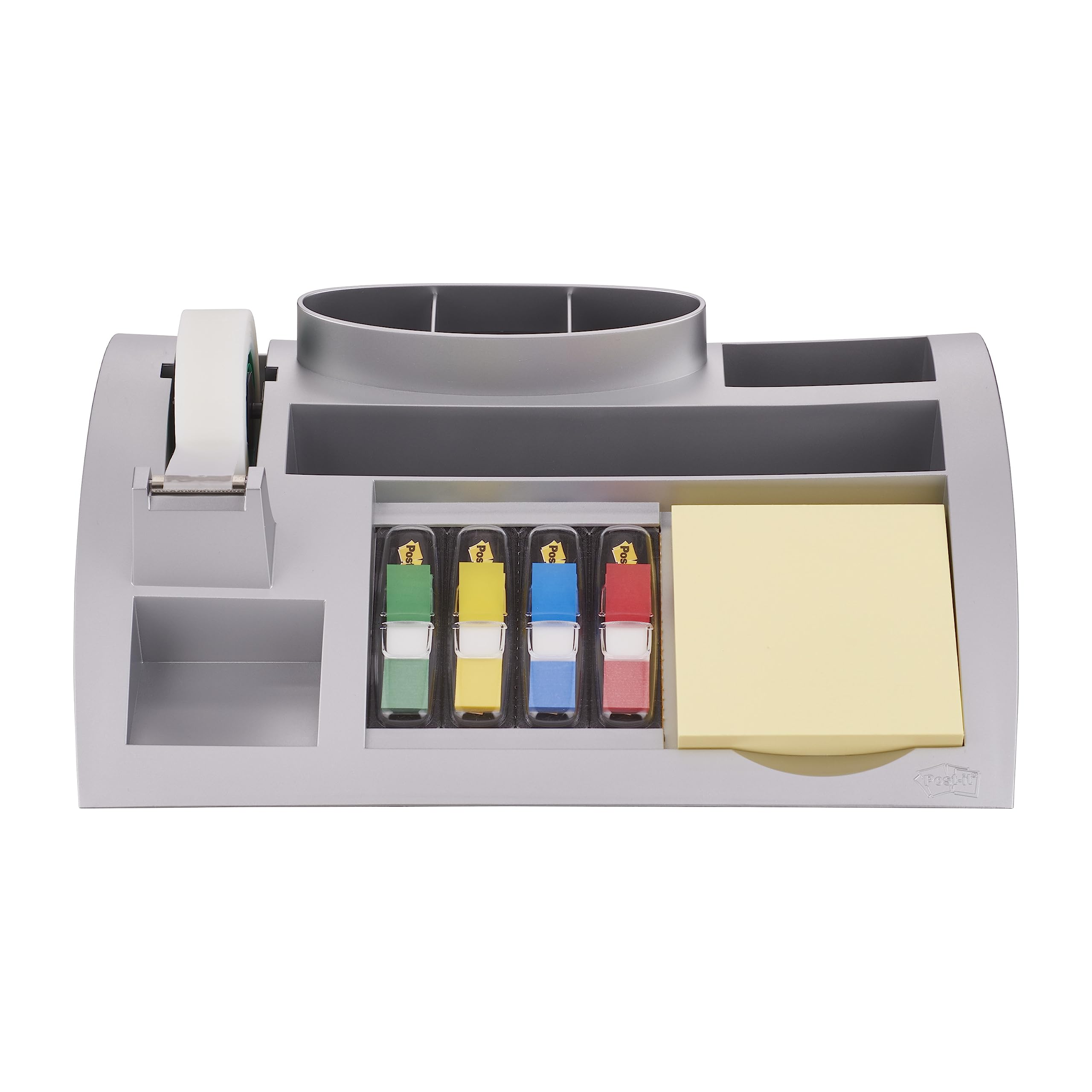 Algopix Similar Product 15 - Postit Desk Organizer Silver Color 