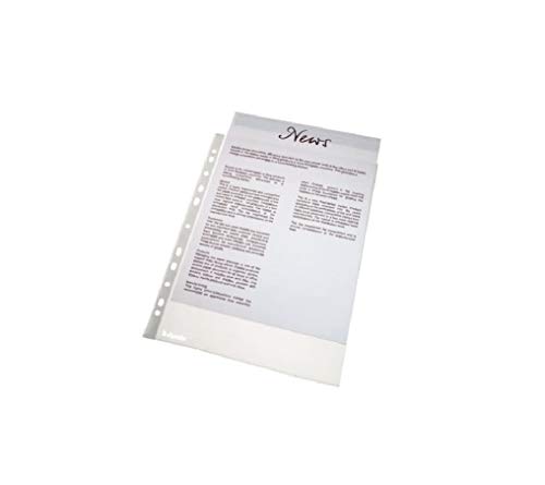 Algopix Similar Product 3 - Esselte Plastic Punched Pocket A4