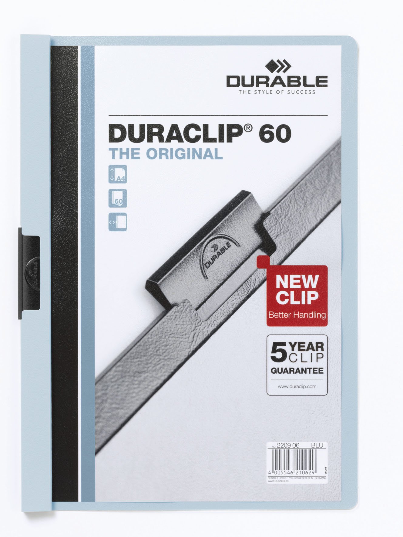 Algopix Similar Product 8 - Durable DURACLIP 60 A4 Clip Folder 