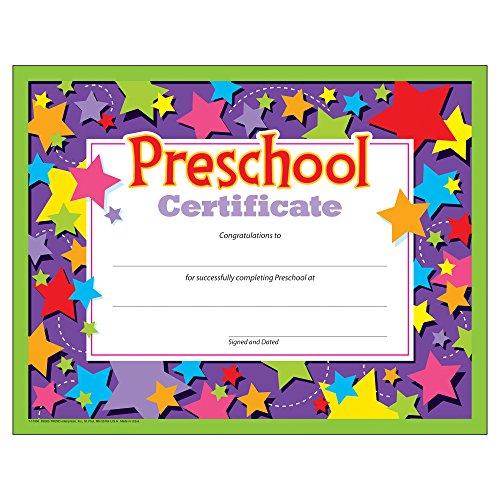 Algopix Similar Product 19 - Preschool Certificates (Pack of 30)
