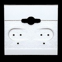 Algopix Similar Product 20 - Beadaholique Earring Hang Cards White