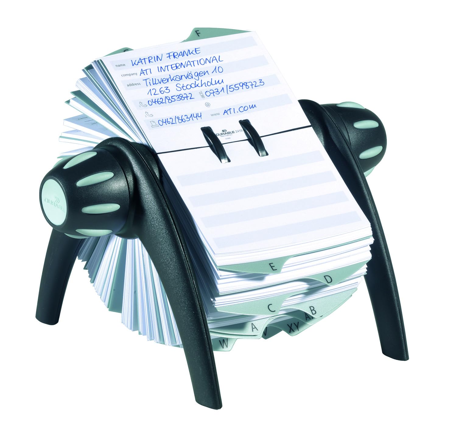 Algopix Similar Product 7 - Durable Telindex Rotary Address Card