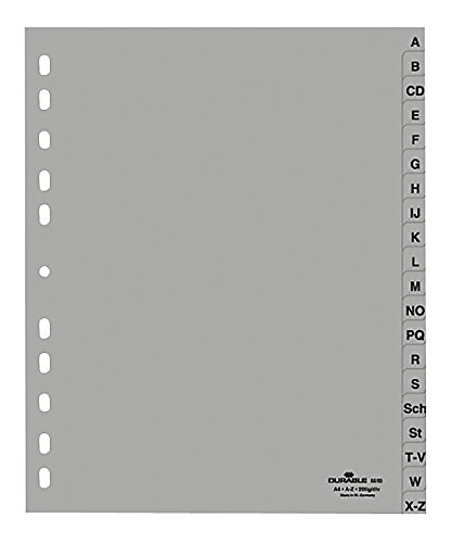 Algopix Similar Product 10 - Durable Dividers DIN A4 AZ 1Piece