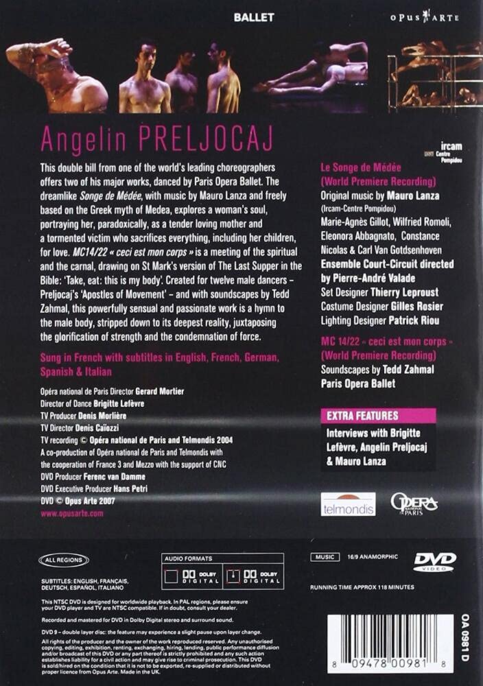 Algopix Similar Product 9 - Angelin Preljocaj Le songe de Mde 