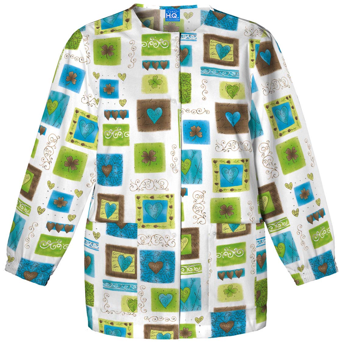 Algopix Similar Product 10 - Snap Front Workwear Originals Scrub
