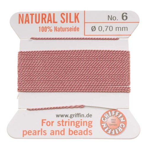 Algopix Similar Product 8 - Griffin Silk Beading Cord  Needle Sz 6