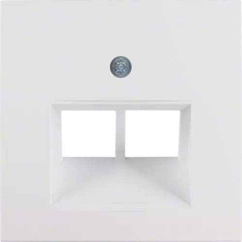Algopix Similar Product 19 - Hager Central Panel for Double Socket