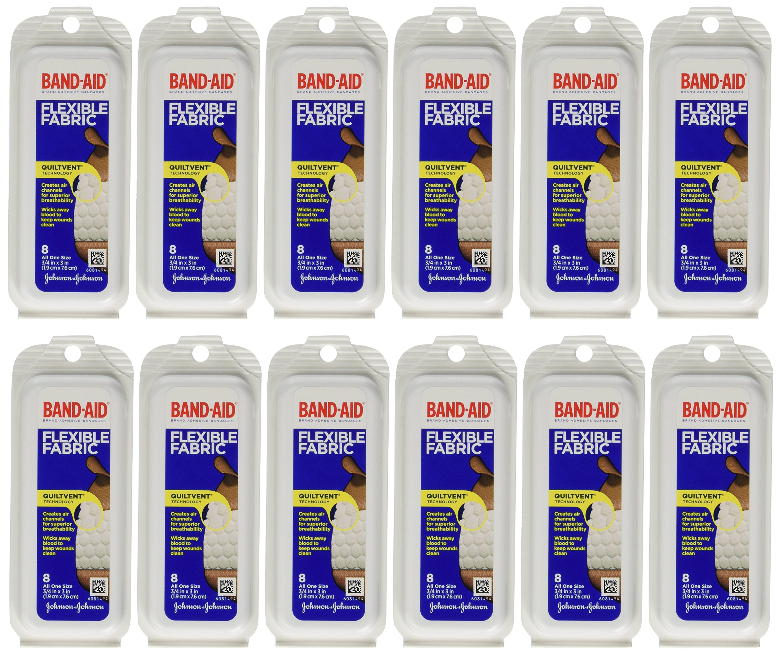 Algopix Similar Product 12 - Bandaid Flex Fabric Travel Pack 8
