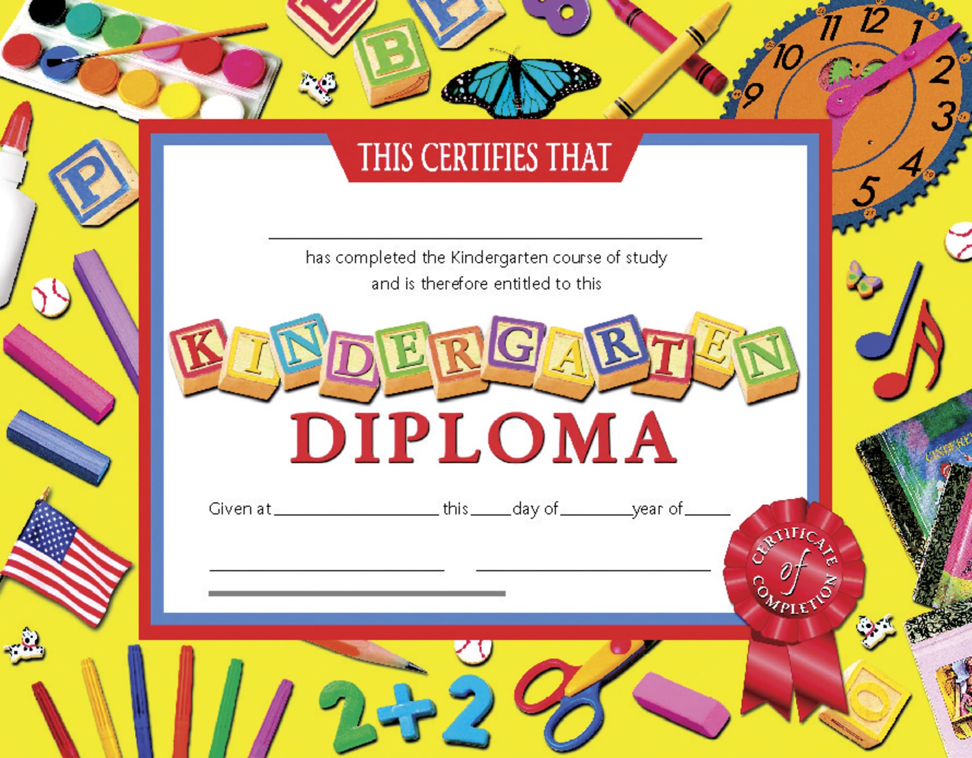 Algopix Similar Product 20 - Hayes Kindergarten Diplomas