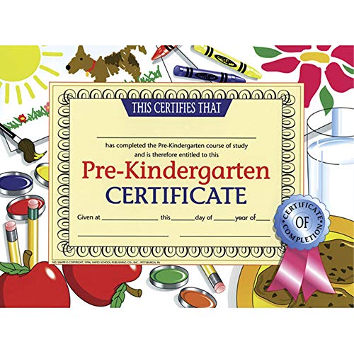 Algopix Similar Product 6 - Hayes PreKindergarten Certificate