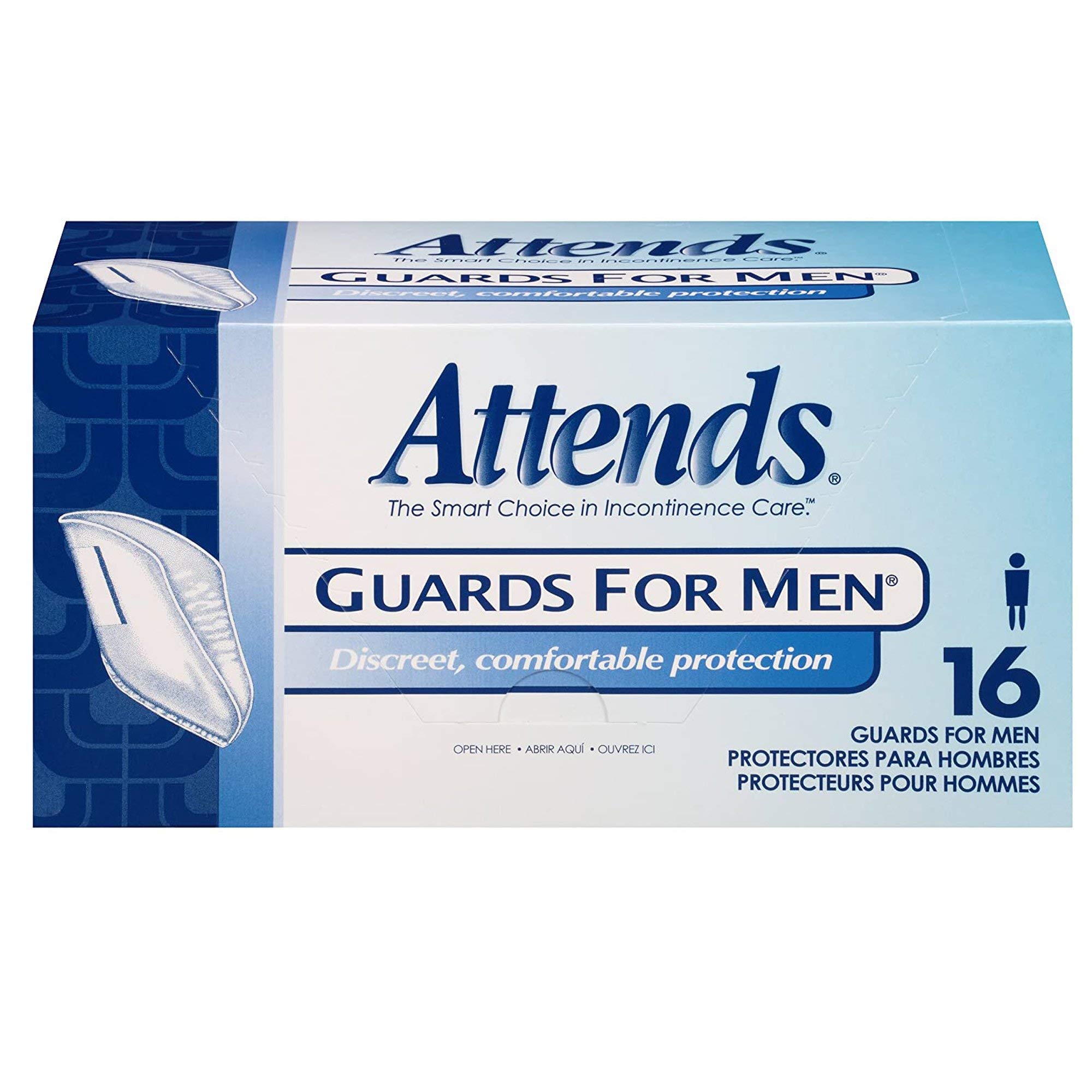 Algopix Similar Product 14 - Attends Guards for Men Incontinence