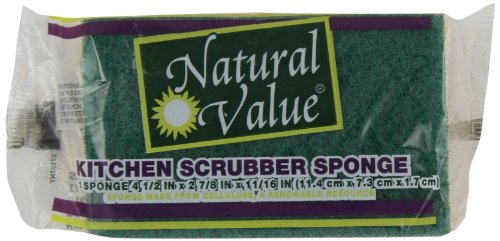 Algopix Similar Product 7 - Natural Value Kitchen Scrubber Sponge