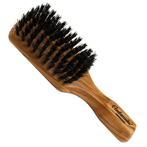 Algopix Similar Product 19 - 5123 olivewood mens paddle brush