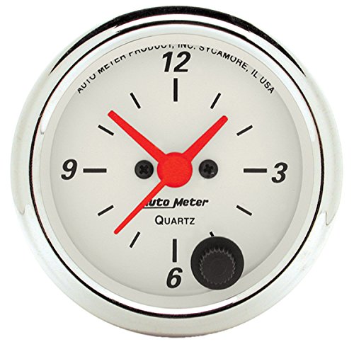 Algopix Similar Product 2 - AUTO METER 1385 Arctic White Clock