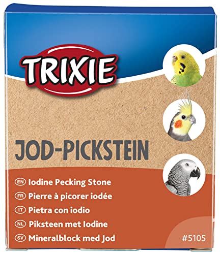Algopix Similar Product 15 - TRIXIE Iodine Pecking Stone, 90 G