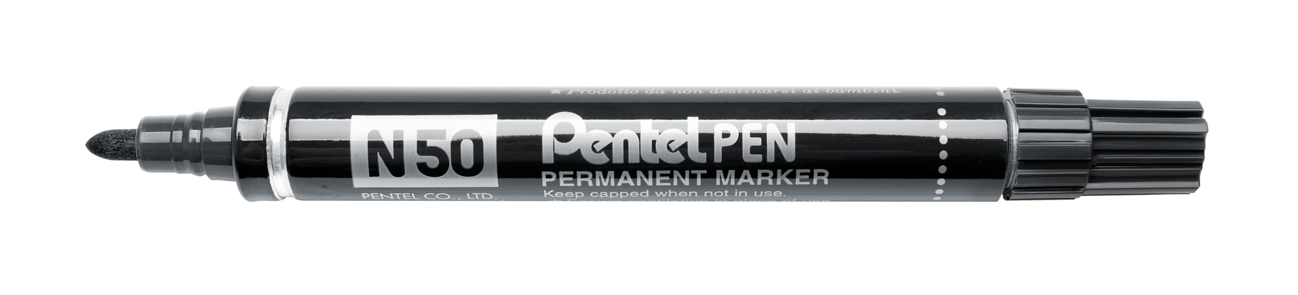 Algopix Similar Product 1 - Pentel N50 Permanent Black Marker