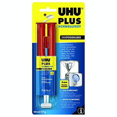 Algopix Similar Product 18 - UHU 362977 24 ml Epoxy Fast Setting