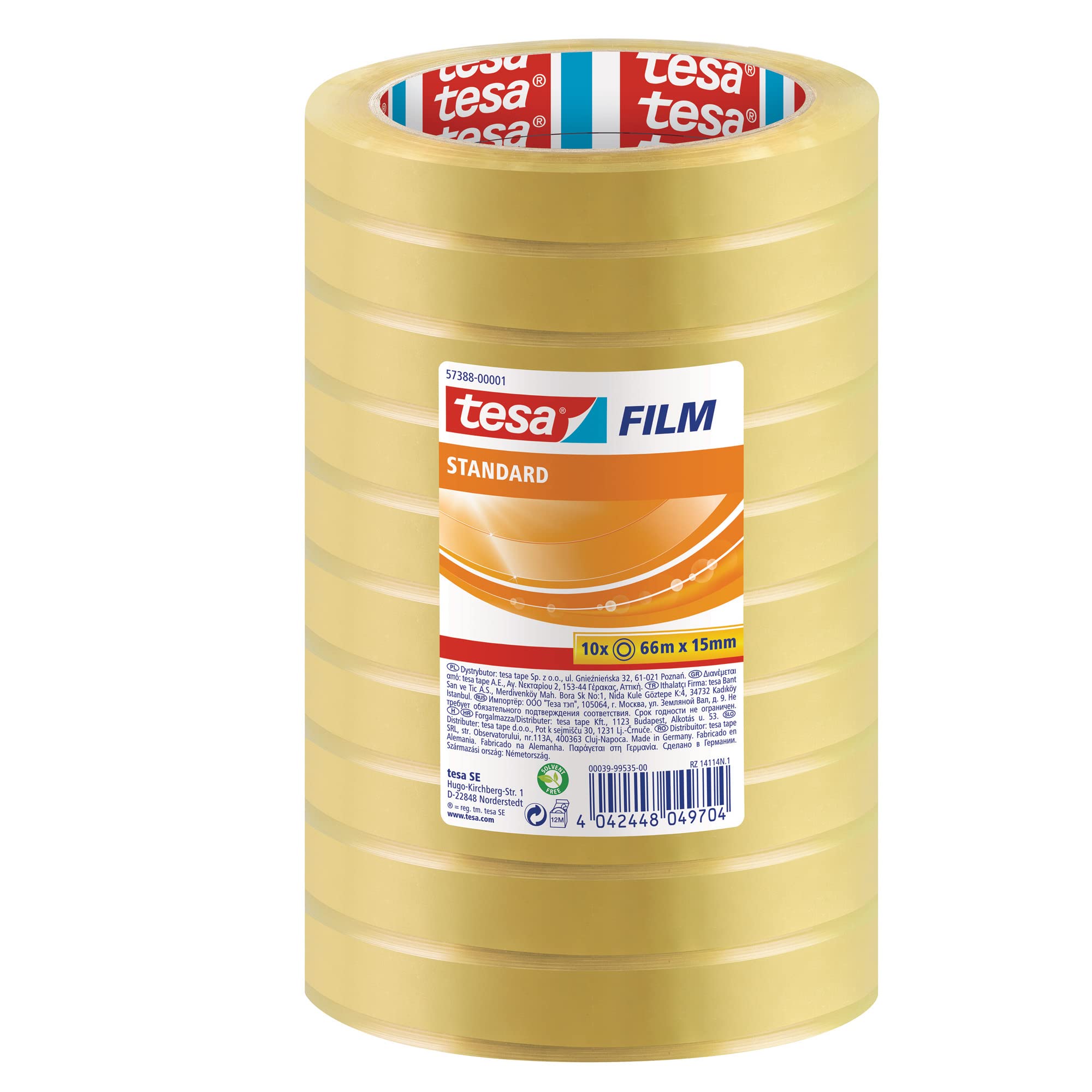 Algopix Similar Product 11 - Tesafilm Large Rolls Pack of 10