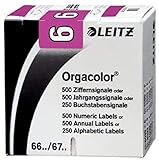Algopix Similar Product 4 - Leitz Orgacolor 66061000 Numeric Labels