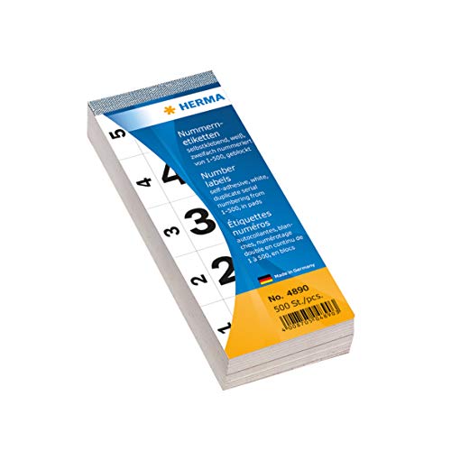 Algopix Similar Product 4 - Nummernblock weiß 4890