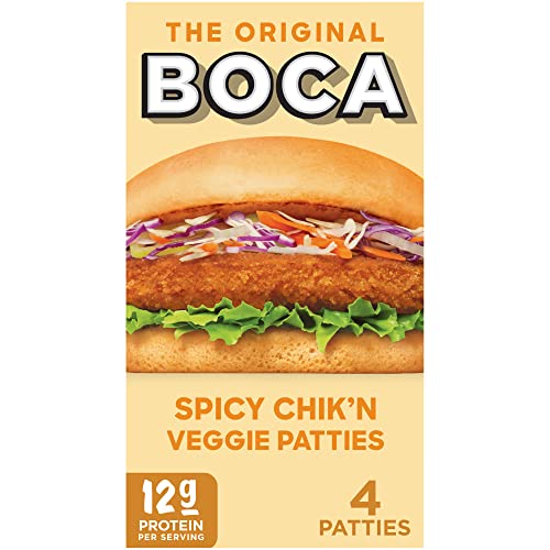 Algopix Similar Product 5 - BOCA Spicy Vegan Chikn Veggie Patties