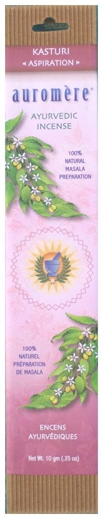 Algopix Similar Product 7 - Auromere Ayurvedic Incense Kasturi